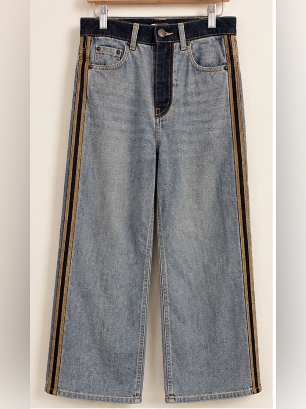 Zara Light Blue Inside Out Jeans